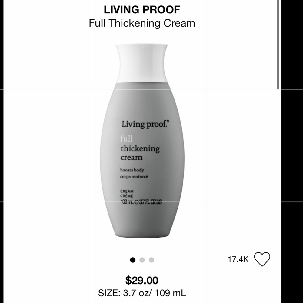 Hair Thickening Cream